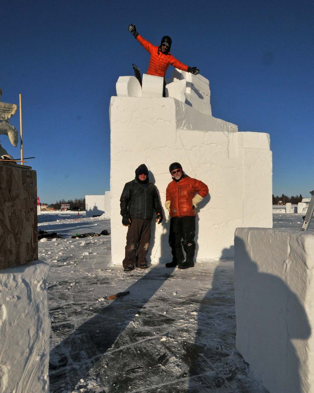 Snow Carving Symposium, Snowking's Winter Festival