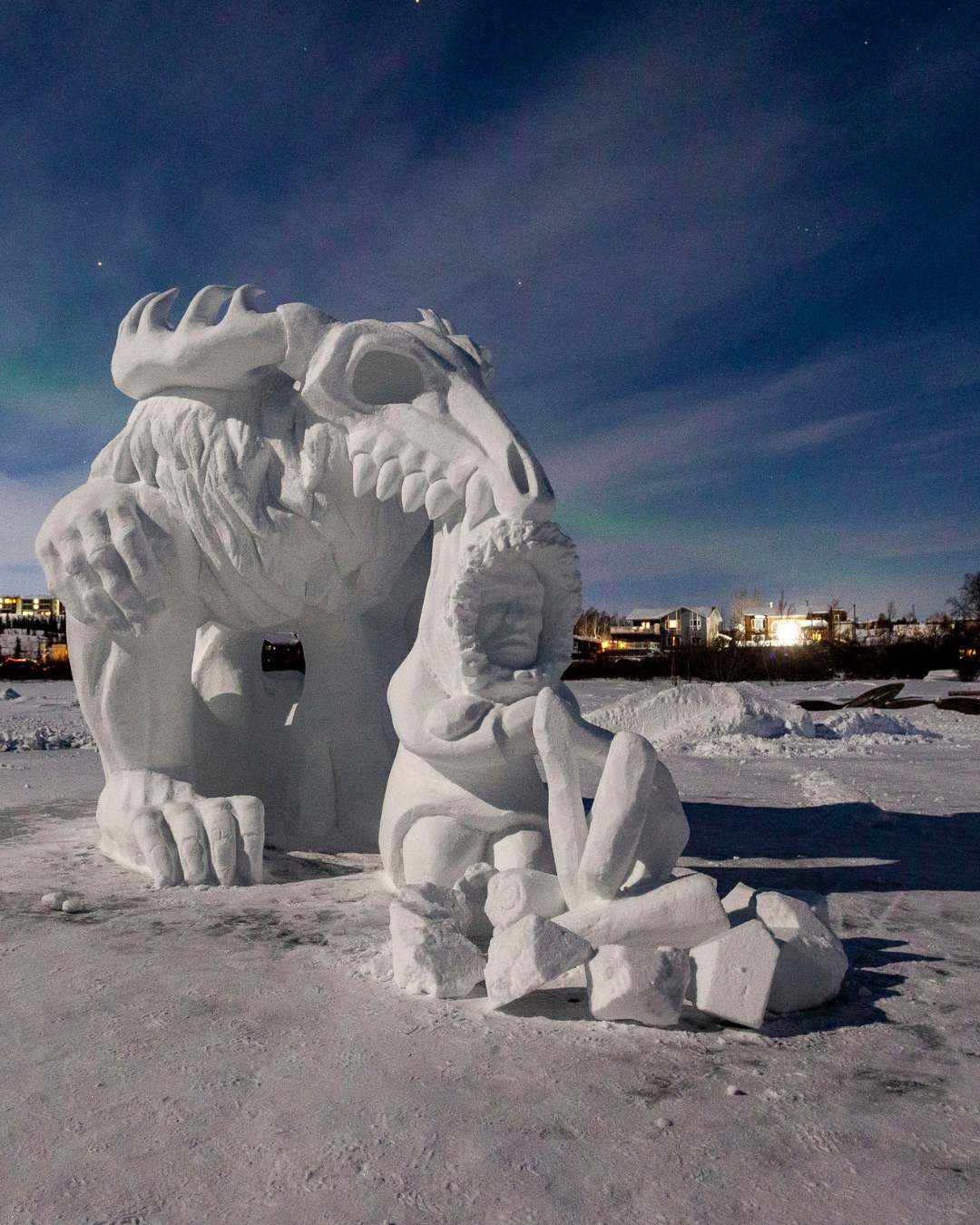 Snow Carving Symposium, Snowking's Winter Festival