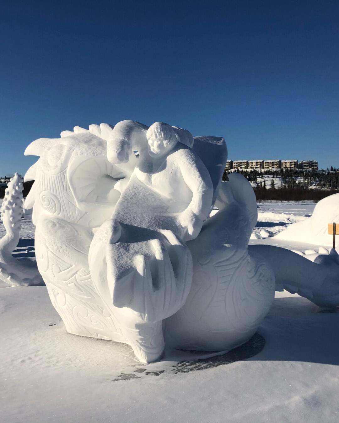 Snow Carving Symposium, Snowking's Winter Festival